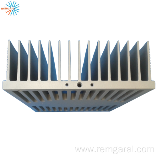 cnc machining for extrusion aluminum heatsink profile